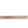 Full Color 6" Pocket Ruler w/ Clip